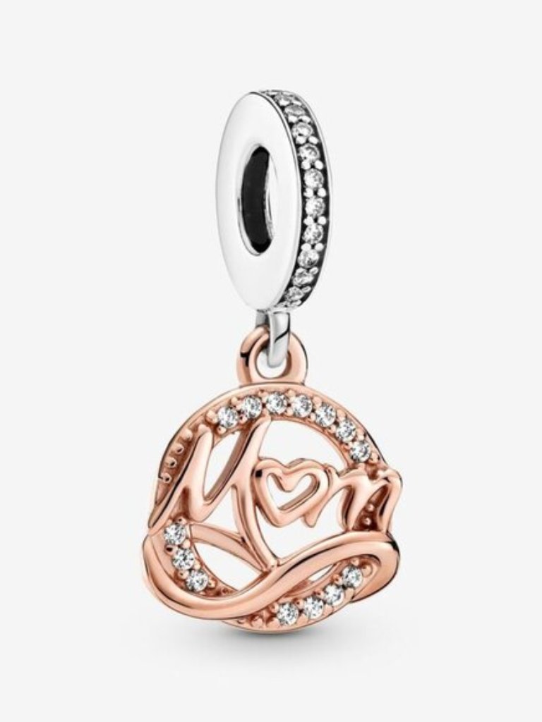 Two-Tone Mum Dangle Charm